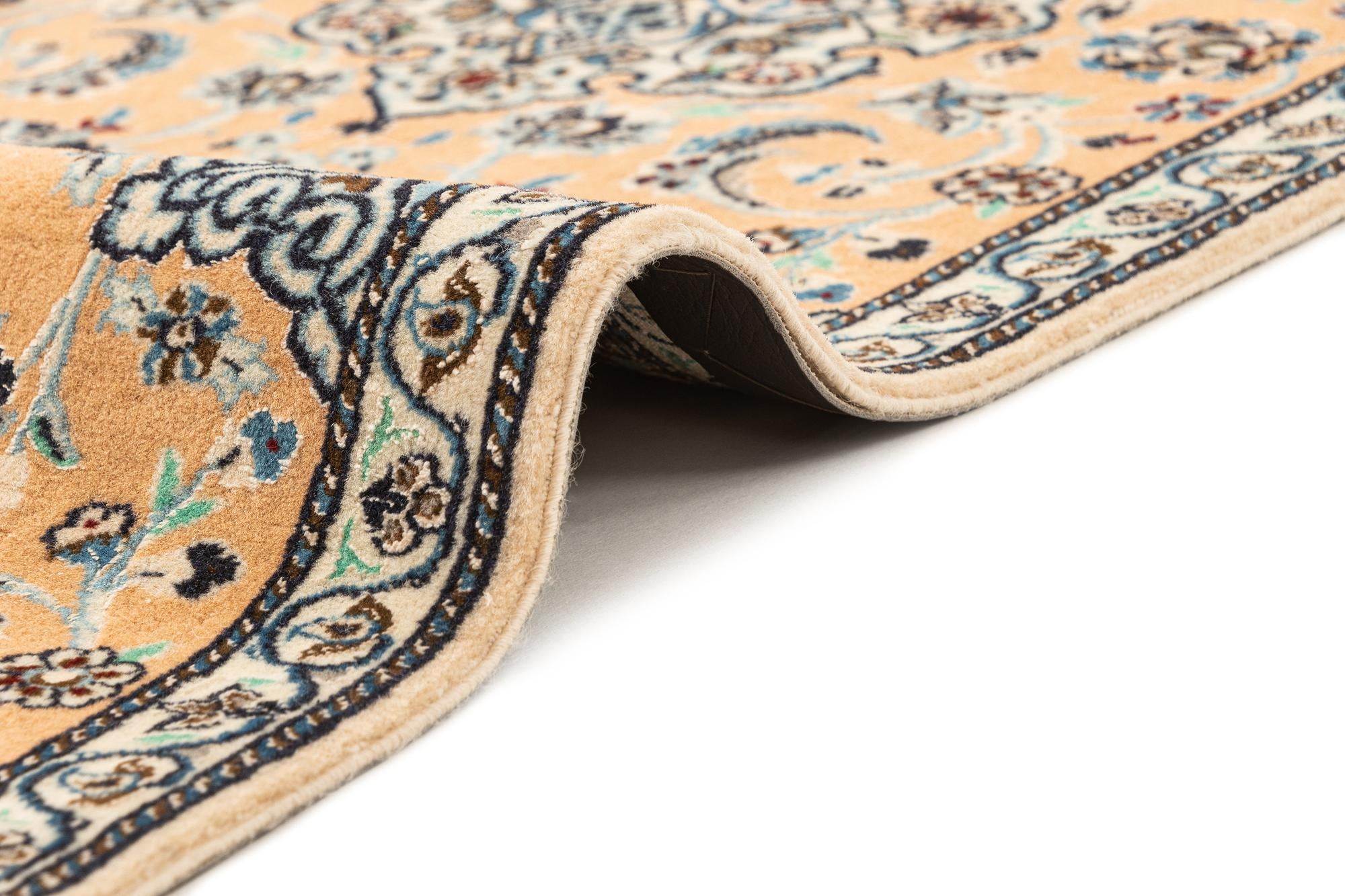 1' 8 x 4' 2 Hand Knotted Nain Rug