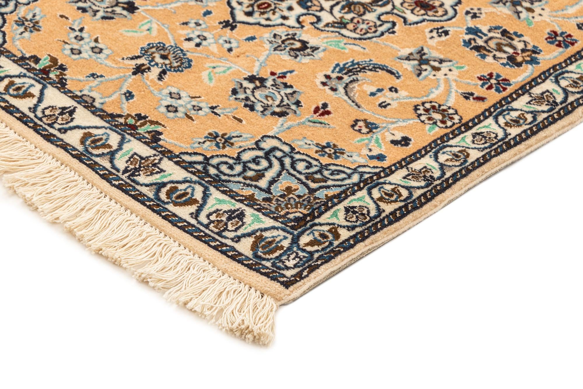 1' 8 x 4' 2 Hand Knotted Nain Rug
