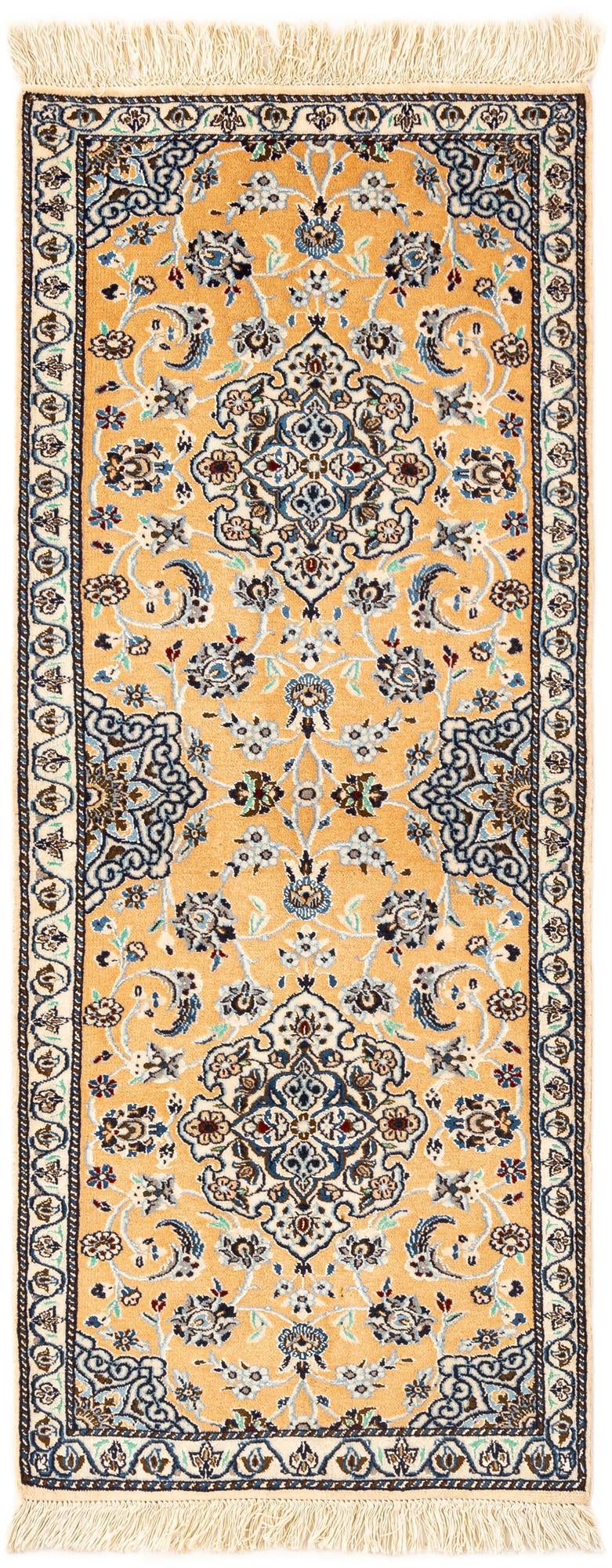 1' 8 x 4' 2 Hand Knotted Nain Rug