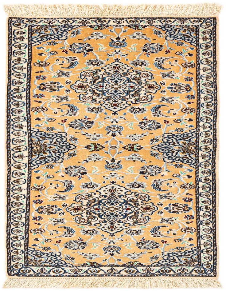 Detail image of 1' 8 x 4' 2 Hand Knotted Nain Rug