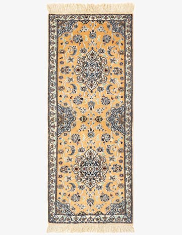 1' 8 x 4' 2 Hand Knotted Nain Rug