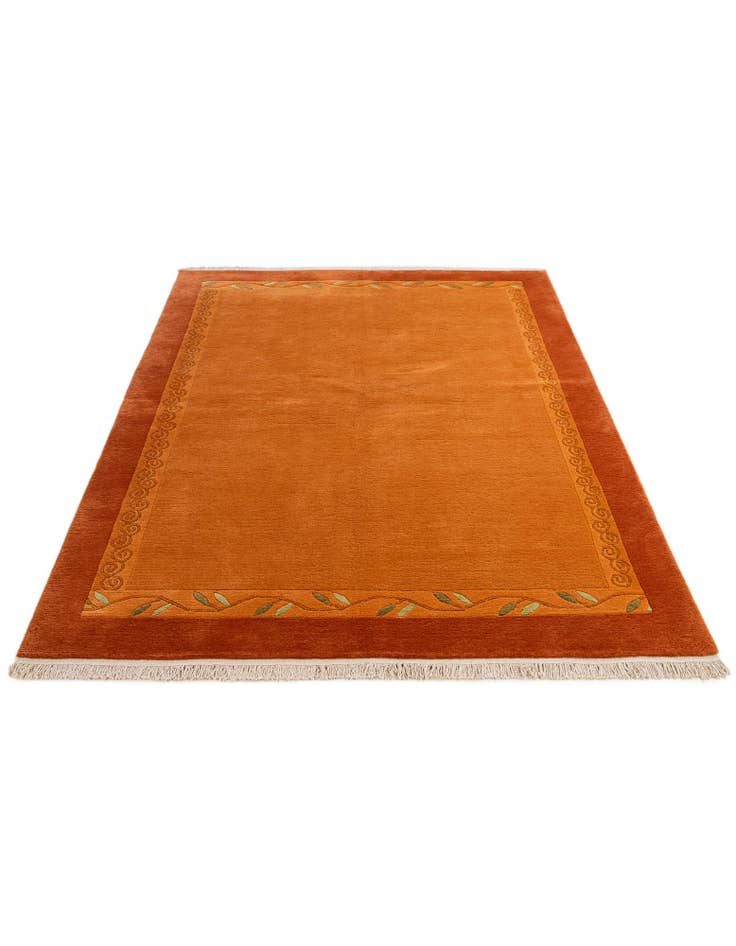 Detail image of 5' 7 x 7' 10 Hand Knotted Nepal Wool Rug