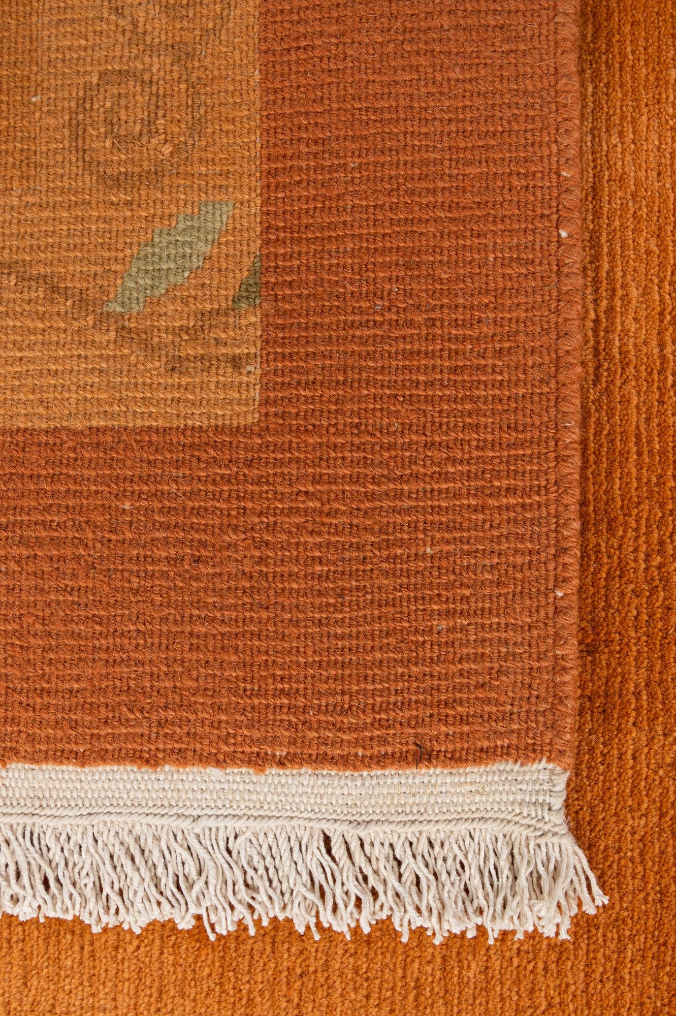 5' 7 x 7' 10 Hand Knotted Nepal Wool Rug