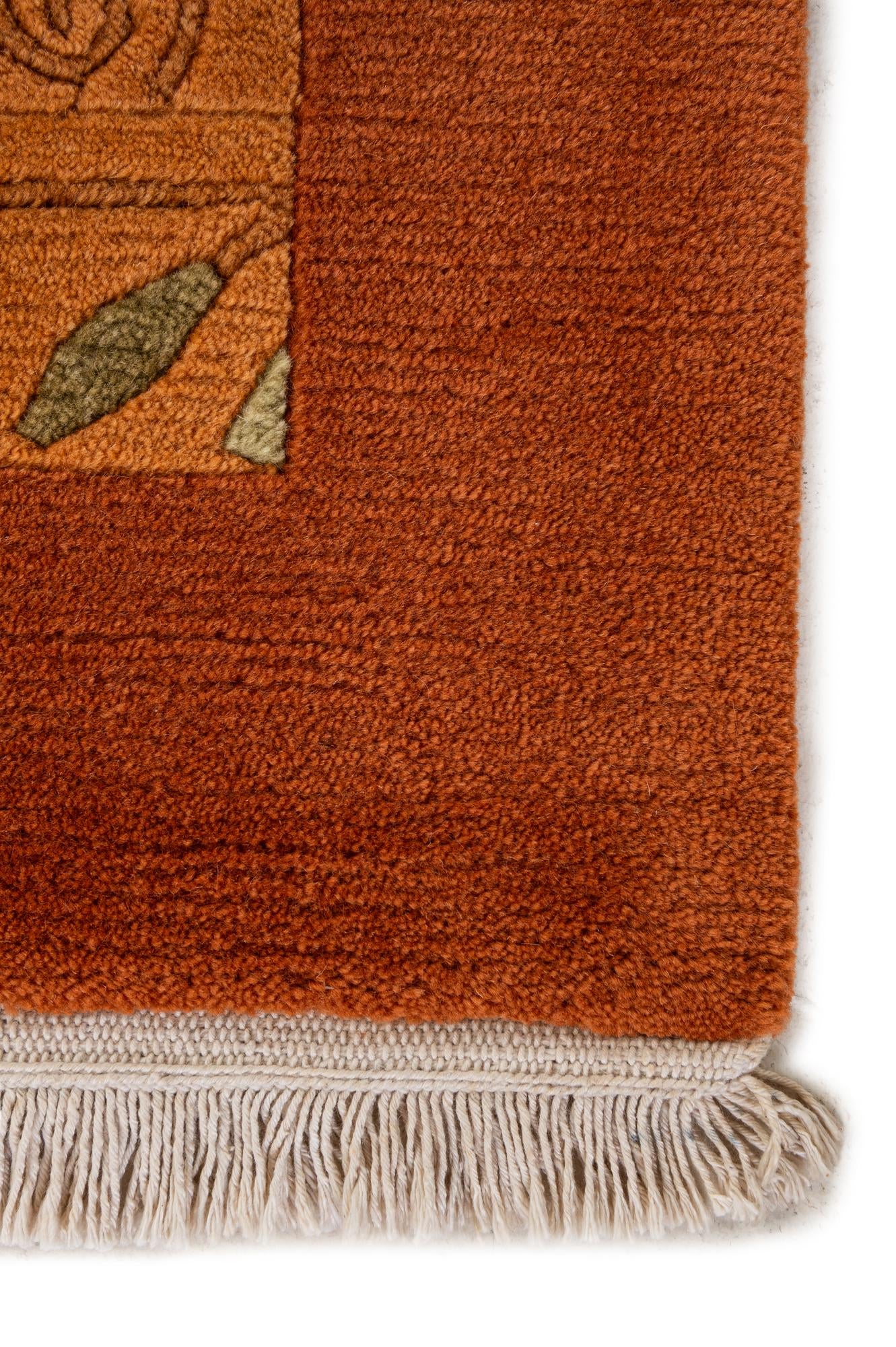5' 7 x 7' 10 Hand Knotted Nepal Wool Rug