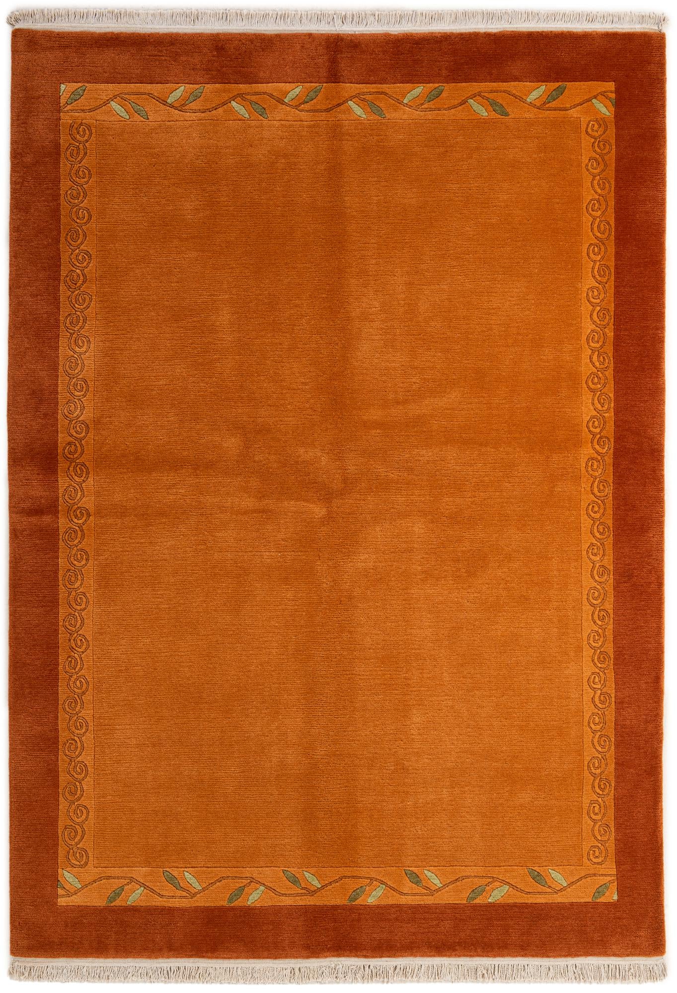 5' 7 x 7' 10 Hand Knotted Nepal Wool Rug