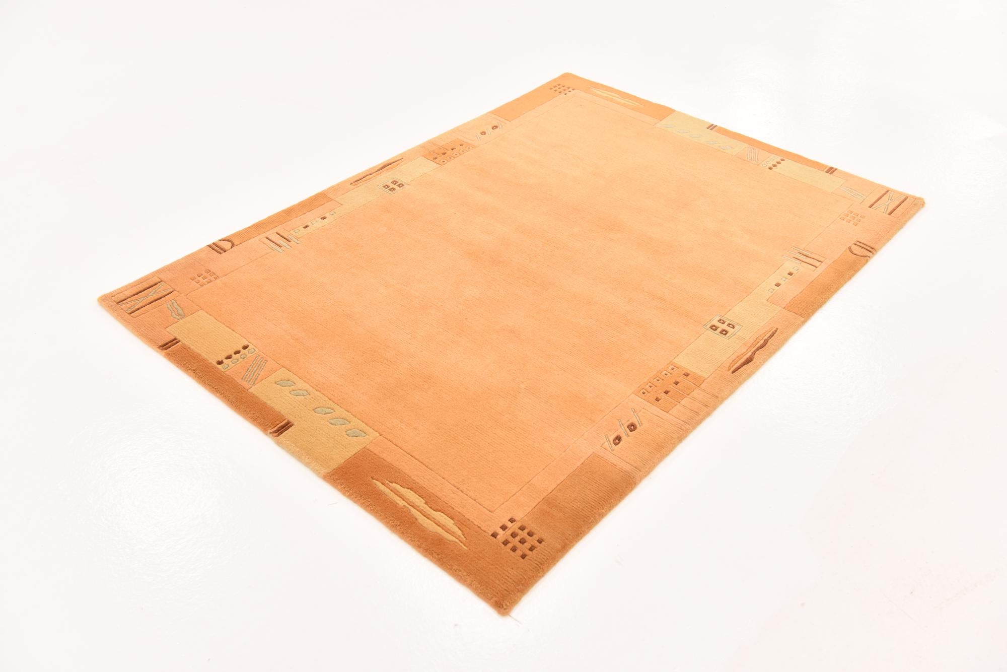 4' 1 x 5' 9 Hand Knotted Nepal Wool Rug