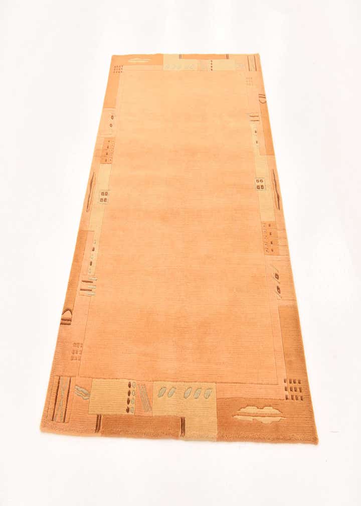4' 1 x 5' 9 Hand Knotted Nepal Wool Rug