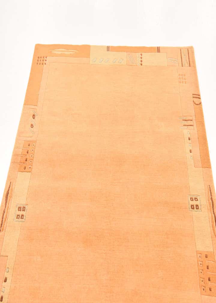 4' 1 x 5' 9 Hand Knotted Nepal Wool Rug