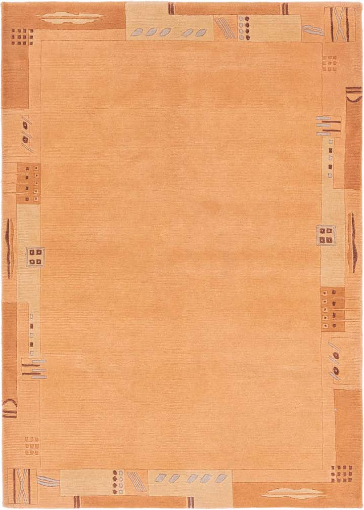 4' 1 x 5' 9 Hand Knotted Nepal Wool Rug