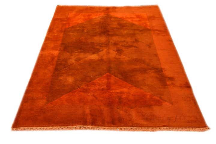 4' 5 x 6' 5 Hand Knotted Nepal Wool Rug