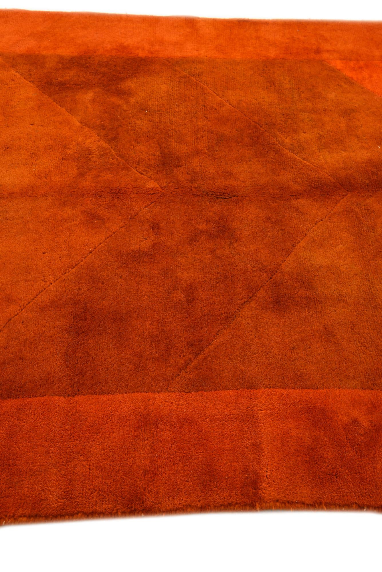 4' 5 x 6' 5 Hand Knotted Nepal Wool Rug