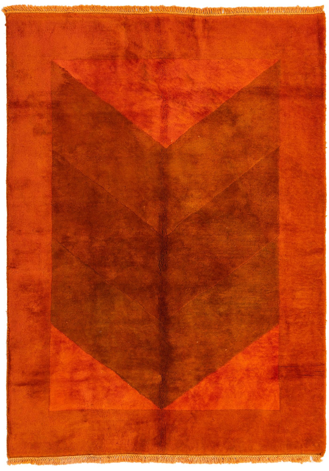 4' 5 x 6' 5 Hand Knotted Nepal Wool Rug