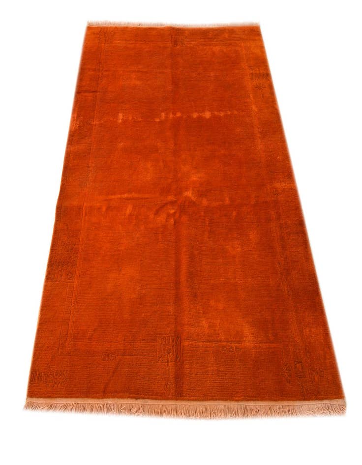 Detail image of 4' 8 x 6' 2 Hand Knotted Nepal Wool Rug