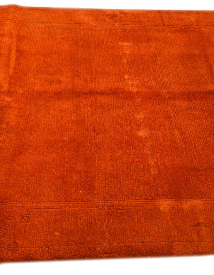 Detail image of 4' 8 x 6' 2 Hand Knotted Nepal Wool Rug