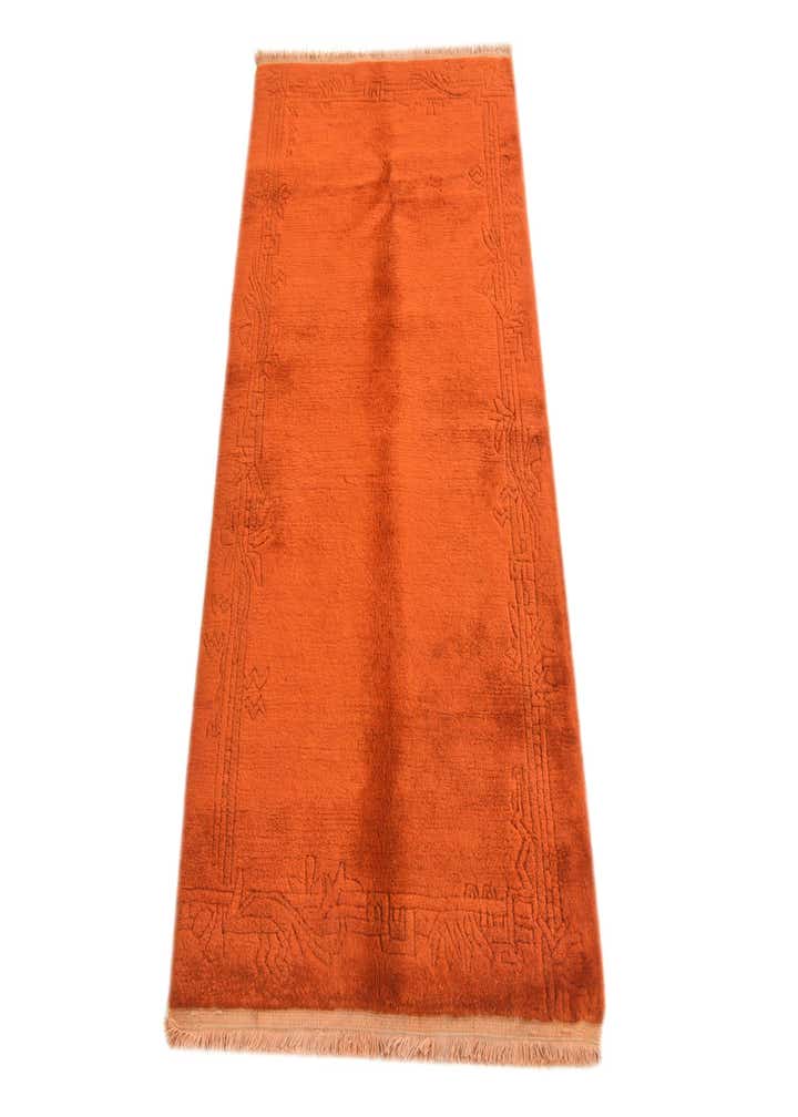 2' 5 x 4' 8 Hand Knotted Nepal Wool Rug