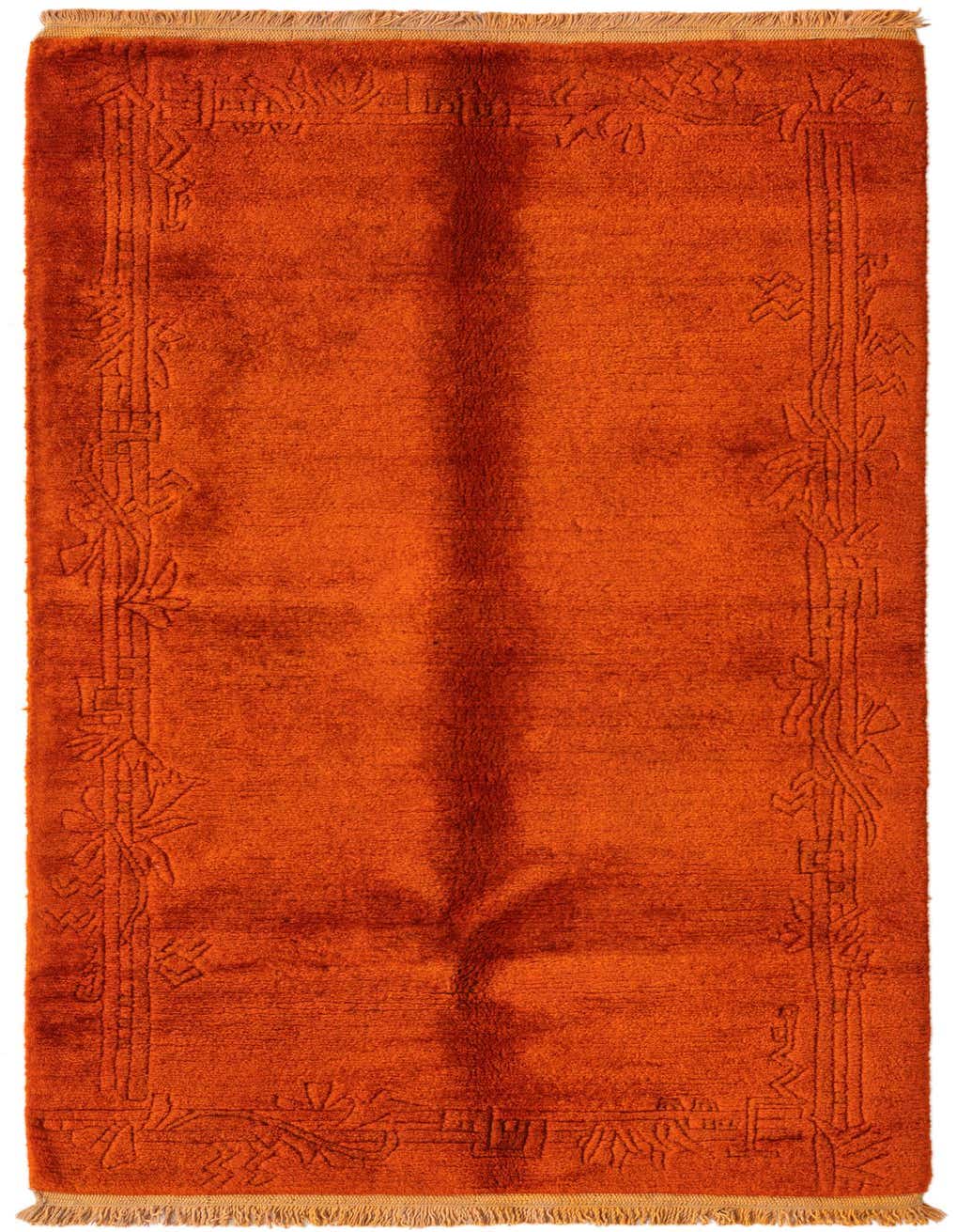 2' 5 x 4' 8 Hand Knotted Nepal Wool Rug
