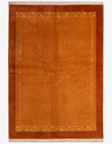 5' 7 x 7' 10 Hand Knotted Nepal Wool Rug