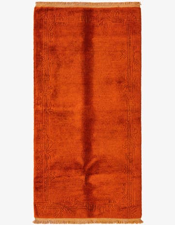 2' 5 x 4' 8 Hand Knotted Nepal Wool Rug