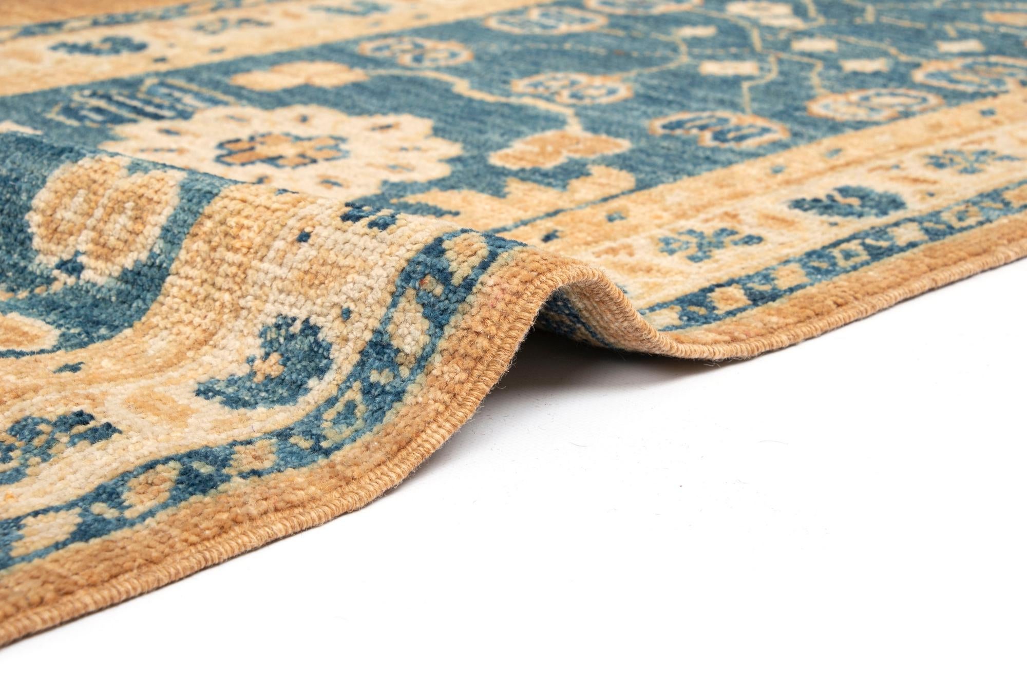 8' 10 x 11' 6 Hand Knotted Oushak Wool Rug