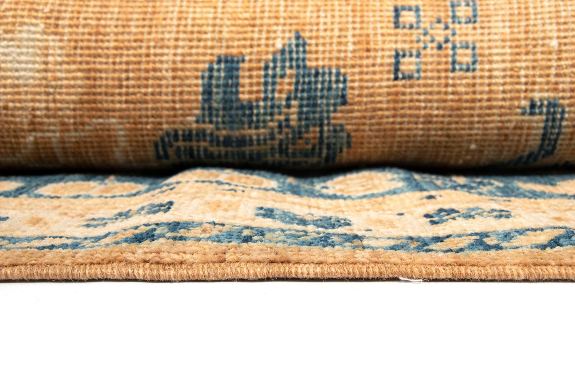 8' 10 x 11' 6 Hand Knotted Oushak Wool Rug