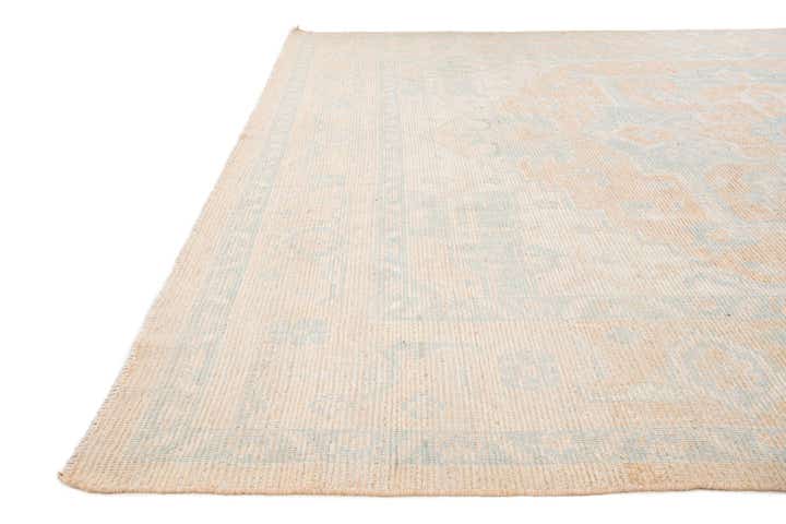 9' 2 x 12' 3 Hand Knotted Oushak Wool Rug