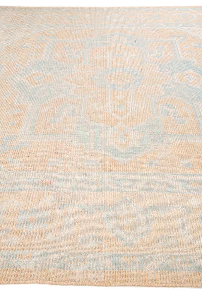 9' 2 x 12' 3 Hand Knotted Oushak Wool Rug