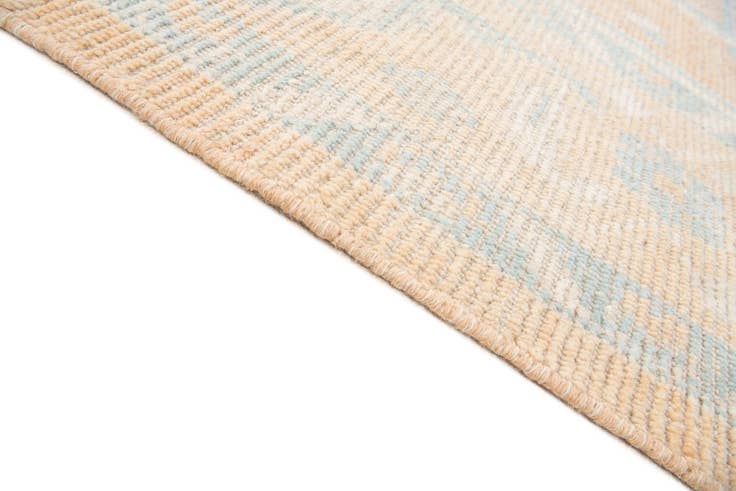 Detail image of 9' 2 x 12' 3 Hand Knotted Oushak Wool Rug