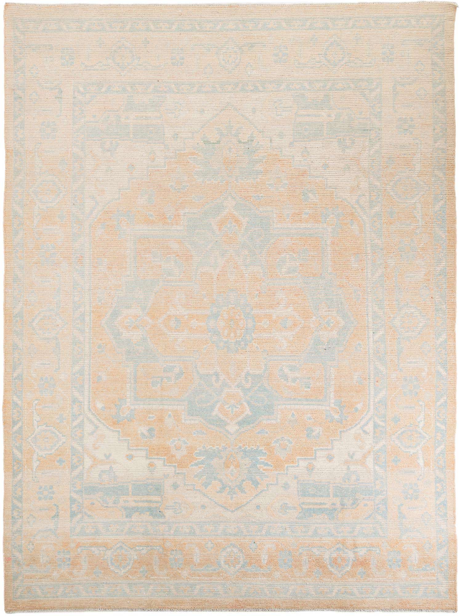 9' 2 x 12' 3 Hand Knotted Oushak Wool Rug