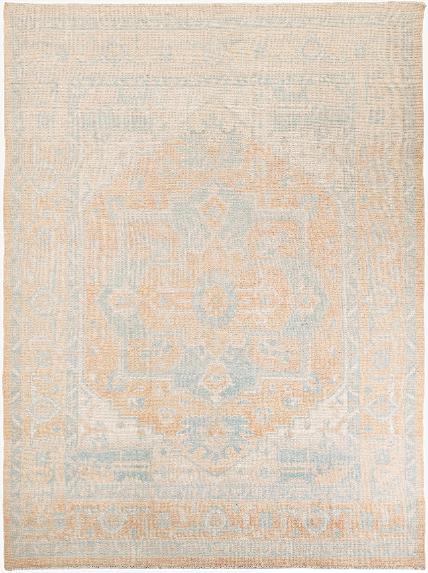 9' 2 x 12' 3  Hand Knotted Oushak Wool Rug