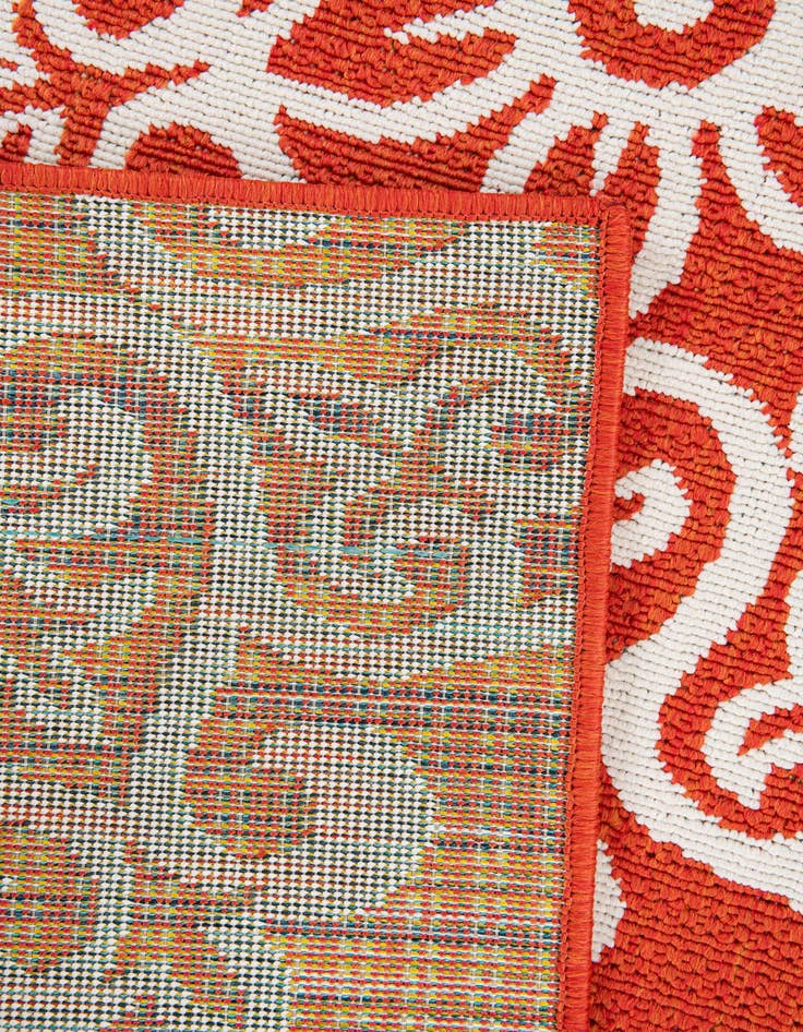 Detail image of 5' 3 x 7' 8 Washable Botanical Indoor / Outdoor Rug