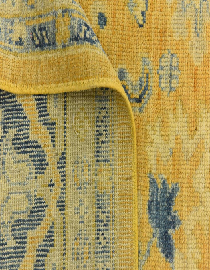 Detail image of 8' 6 x 10' 4  Hand Knotted Peshawar Ziegler Wool Rug