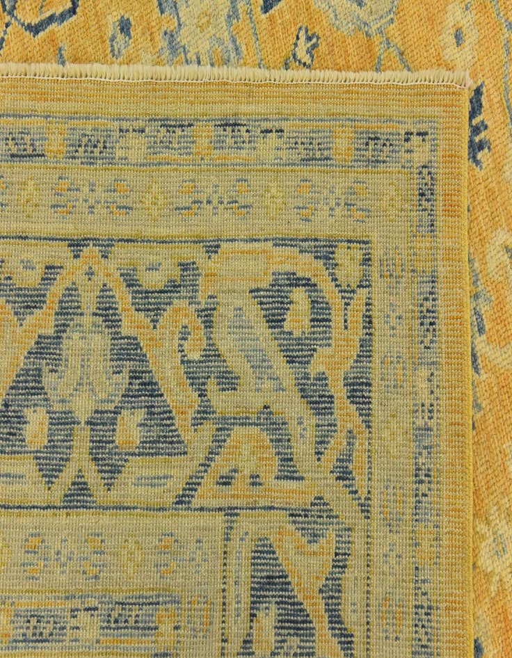 Detail image of 8' 6 x 10' 4  Hand Knotted Peshawar Ziegler Wool Rug