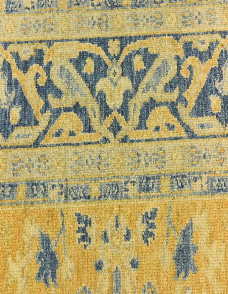 Detail image of 8' 6 x 10' 4  Hand Knotted Peshawar Ziegler Wool Rug
