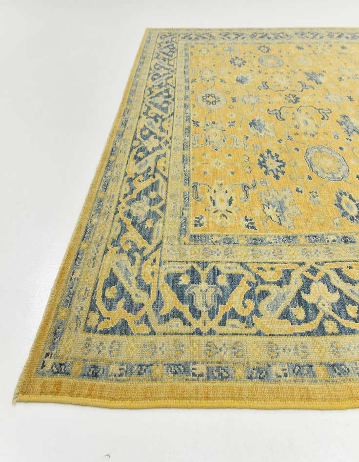 Detail image of 8' 6 x 10' 4  Hand Knotted Peshawar Ziegler Wool Rug