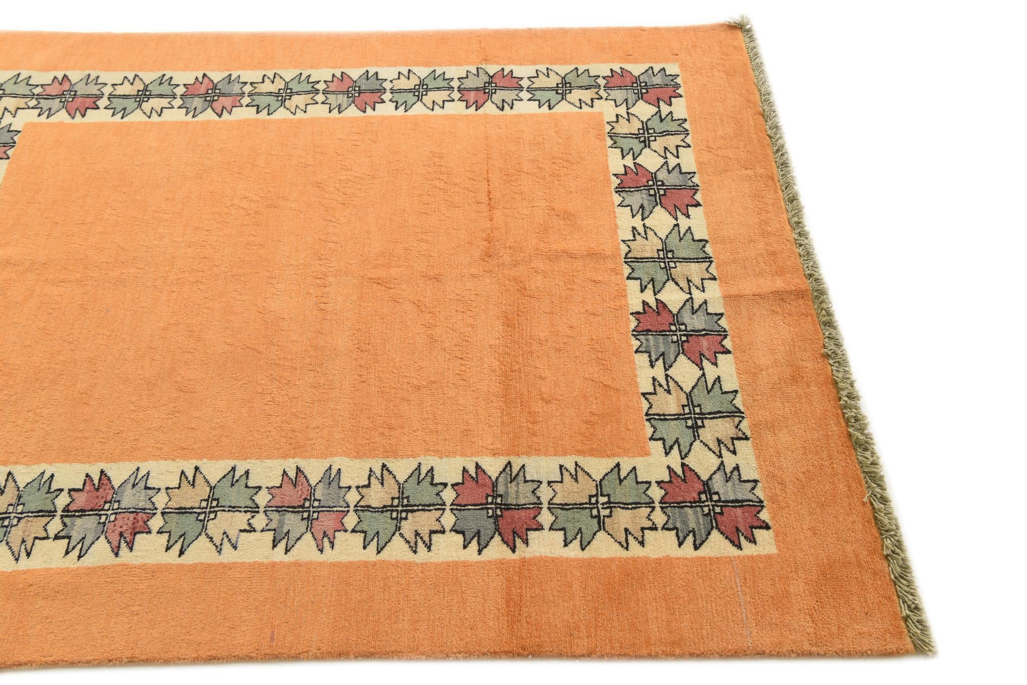 4' 1 x 5' 1 Hand Knotted Peshawar Ziegler Rug