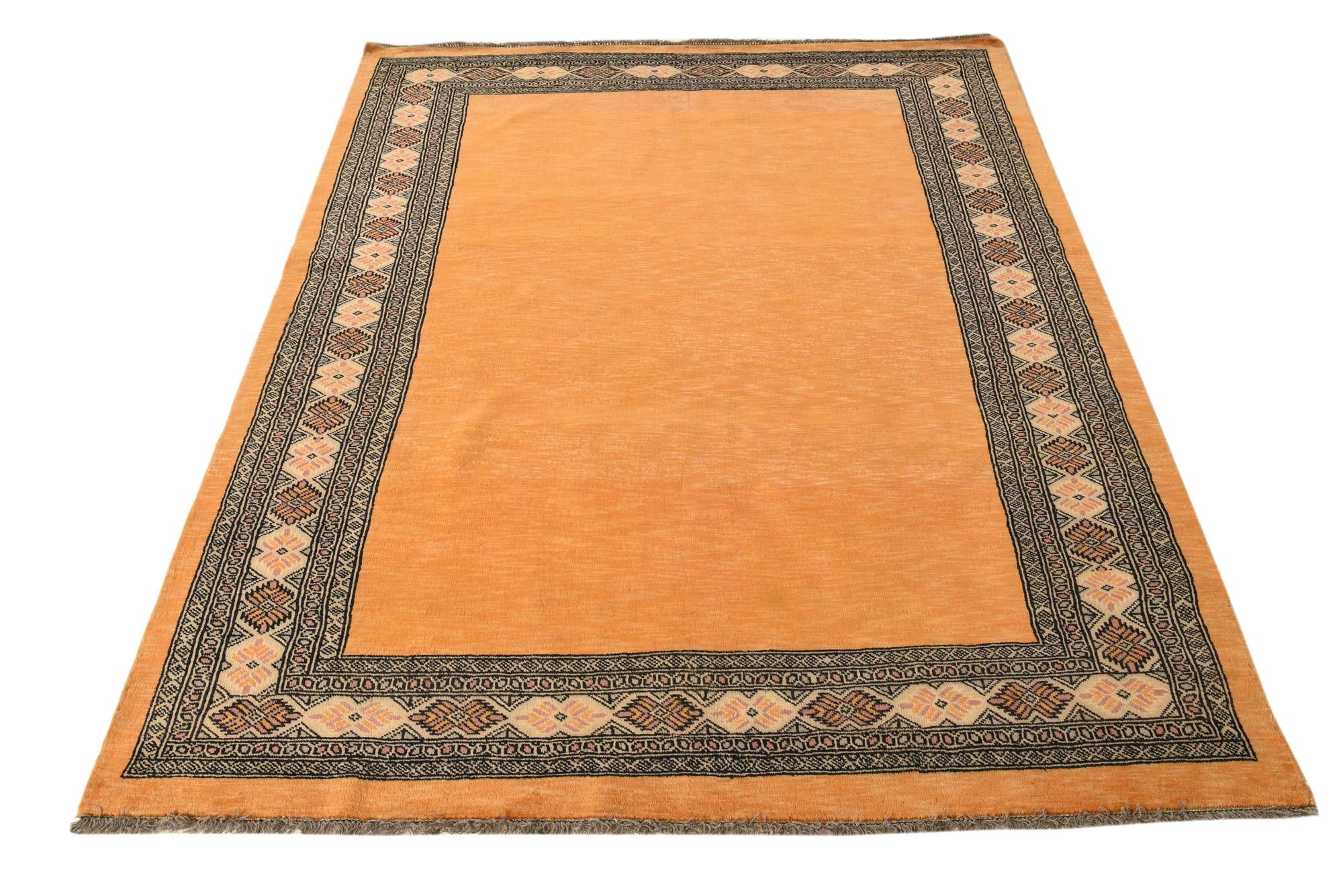 160cm x 205cm Hand Knotted Peshawar Ziegler Rug