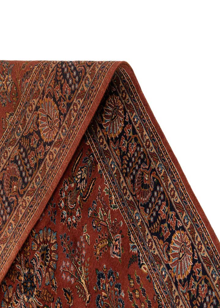 5' 5 x 8' 5 Hand Knotted Sarough Wool Rug