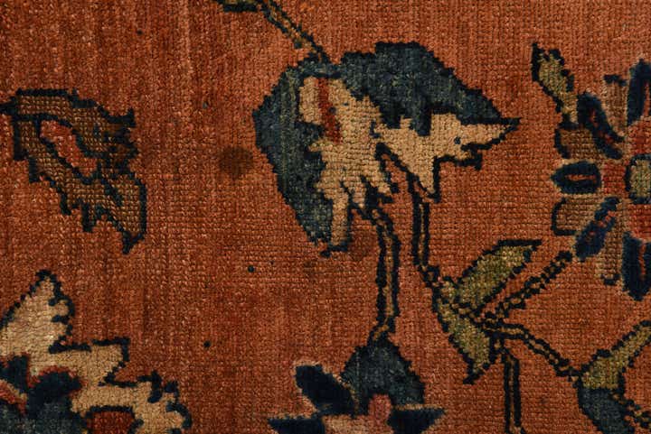 10' 2 x 12' 9 Hand Knotted Sarough Persian Wool Rug