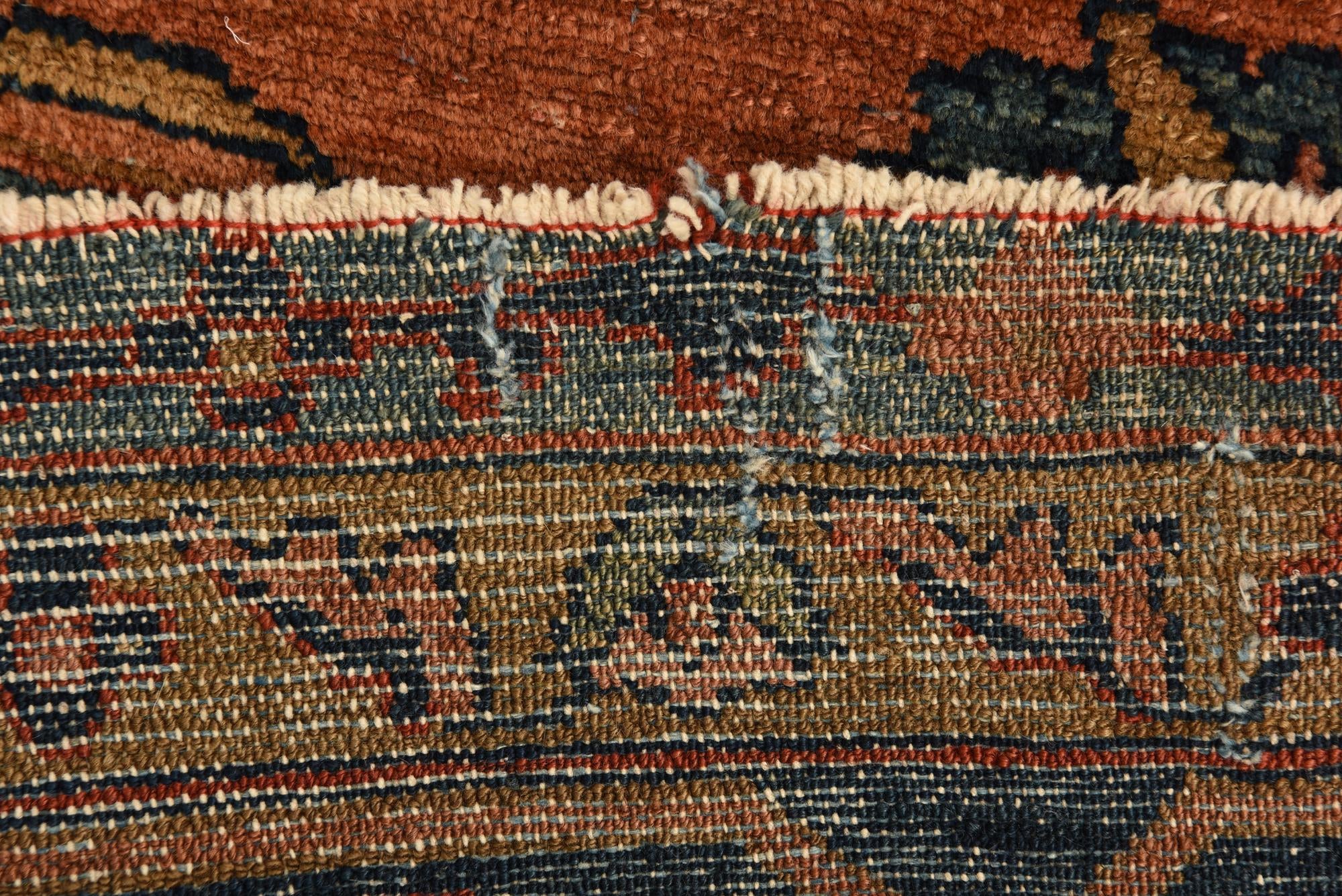 10' 2 x 12' 9 Hand Knotted Sarough Persian Wool Rug