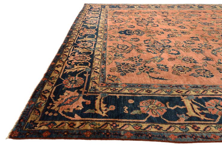 Detail image of 10' 2 x 12' 9 Hand Knotted Sarough Persian Wool Rug