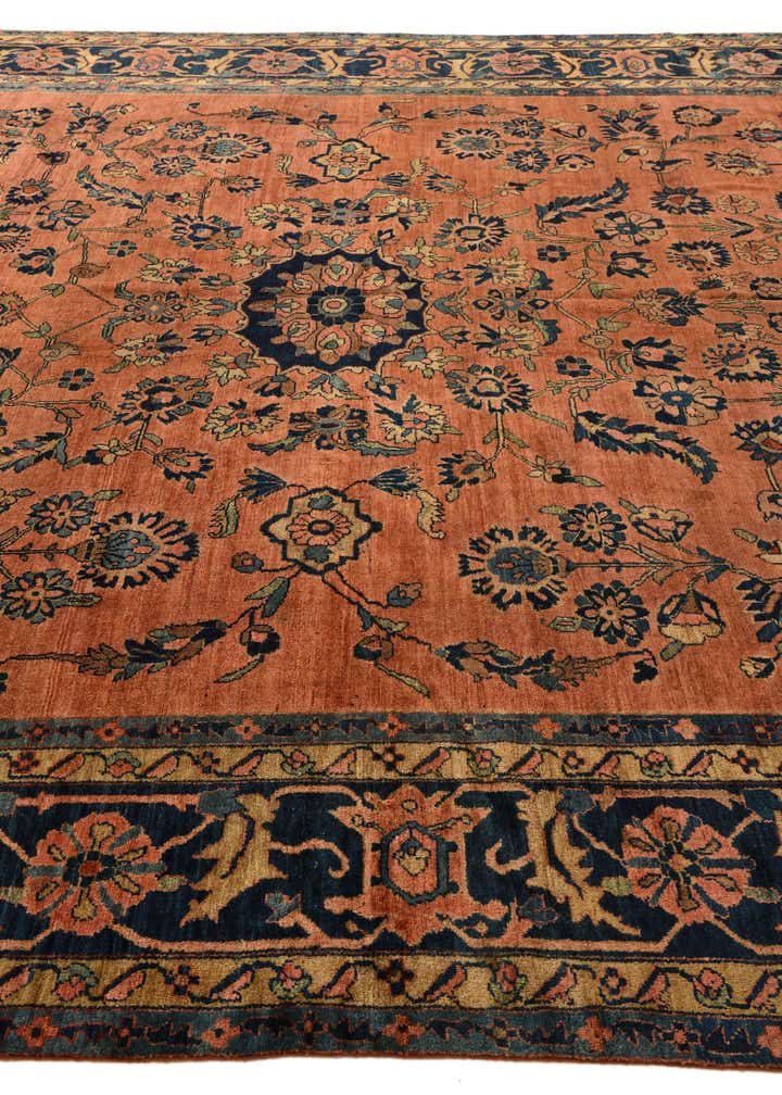10' 2 x 12' 9 Hand Knotted Sarough Persian Wool Rug