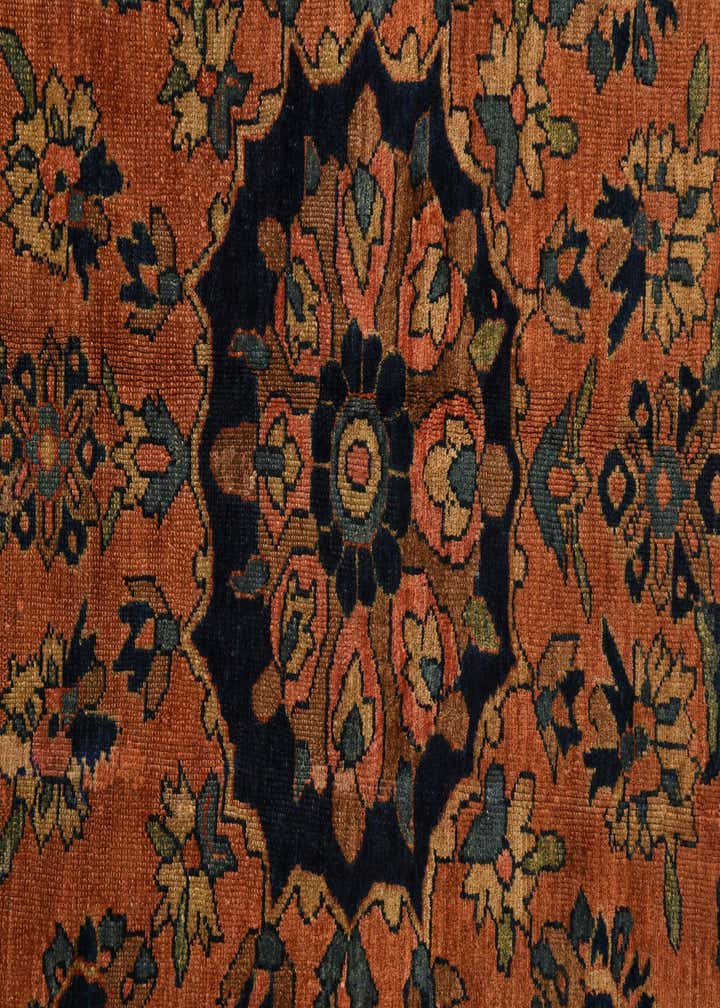 10' 2 x 12' 9 Hand Knotted Sarough Persian Wool Rug