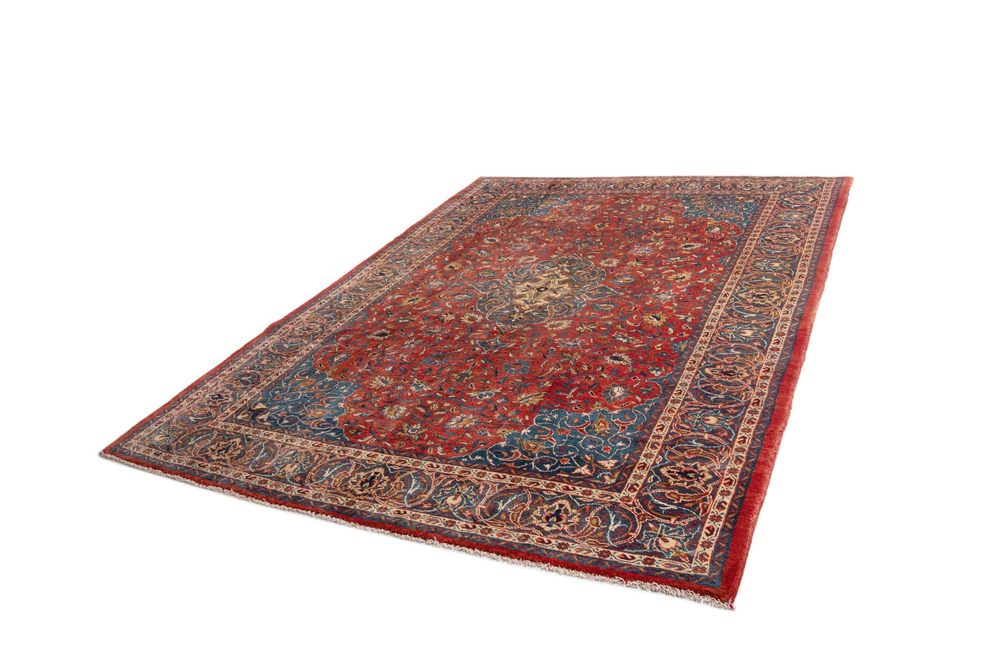 8' 2 x 11' 4 Sarouk Wool Rug
