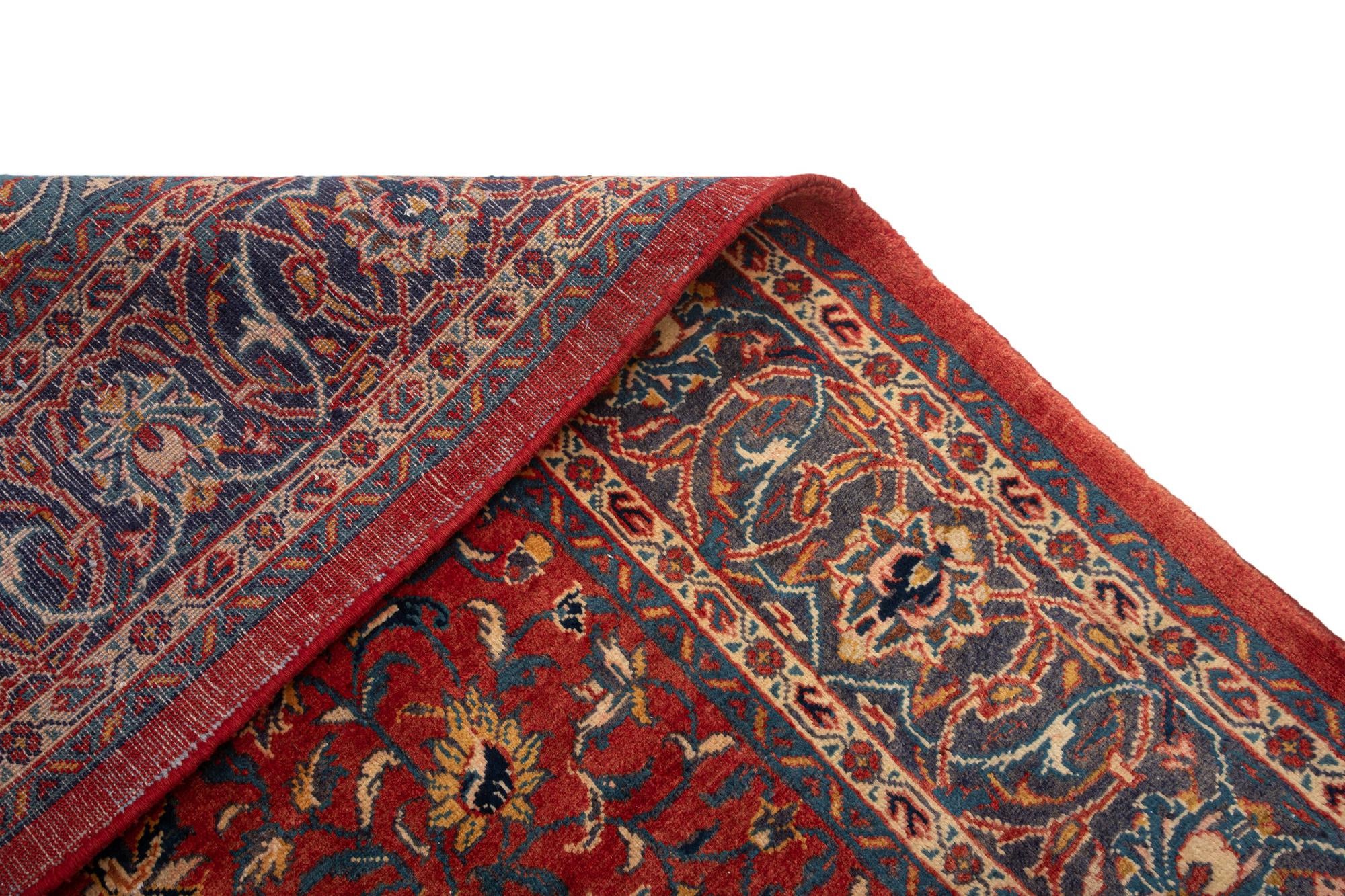 8' 2 x 11' 4 Sarouk Wool Rug
