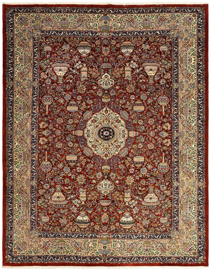Detail image of 9' 11 x 13' 5 Sherkat Wool Rug