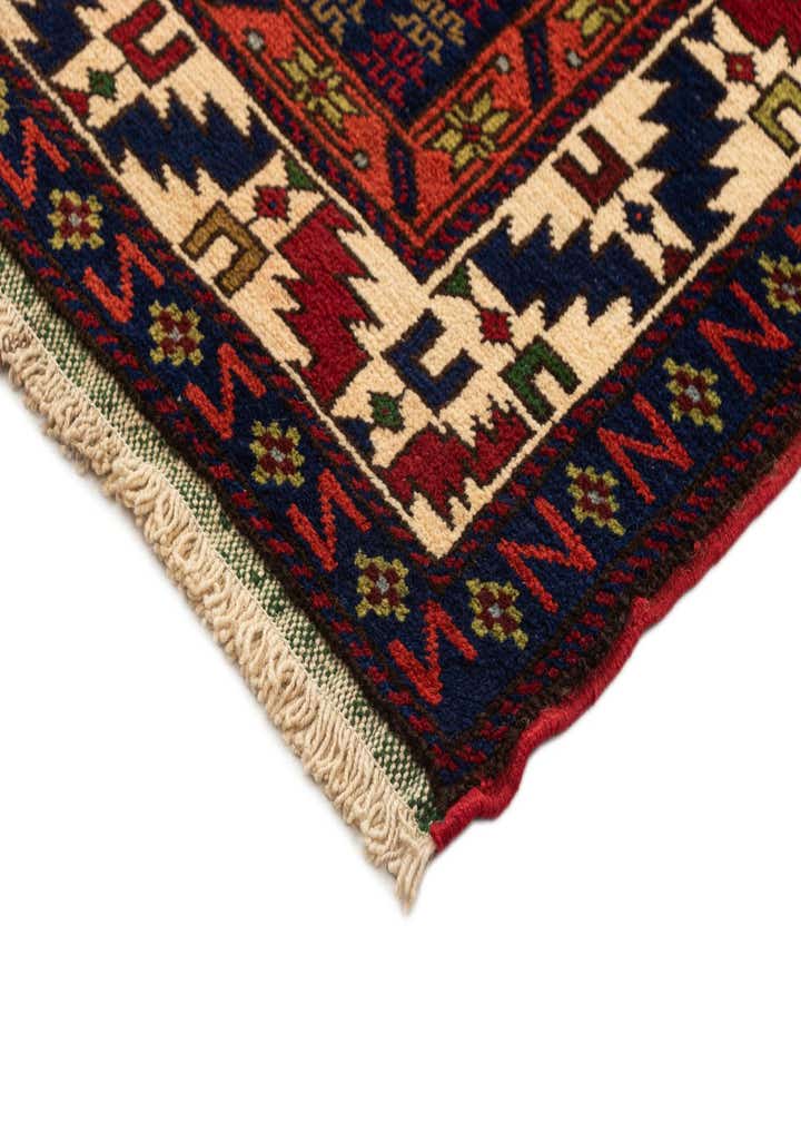 3' 9 x 6' 1 Hand Knotted Shiraz Wool Rug