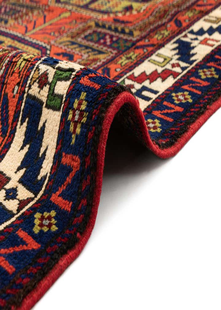3' 9 x 6' 1 Hand Knotted Shiraz Wool Rug