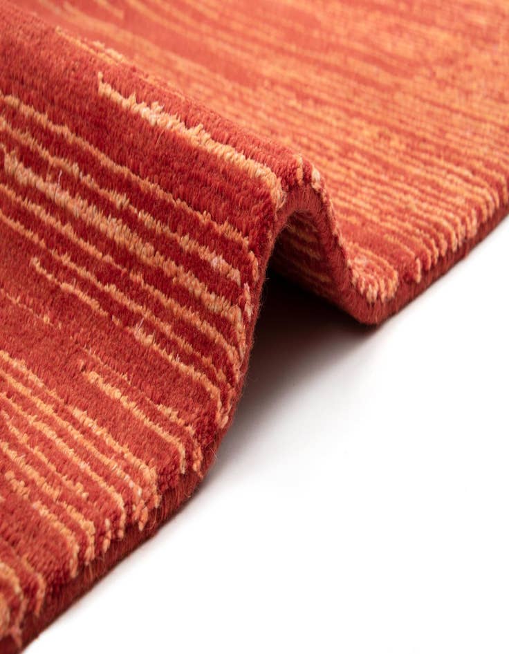 Detail image of 4' 9 x 6' 6  Hand Knotted Simla Mohair Rug