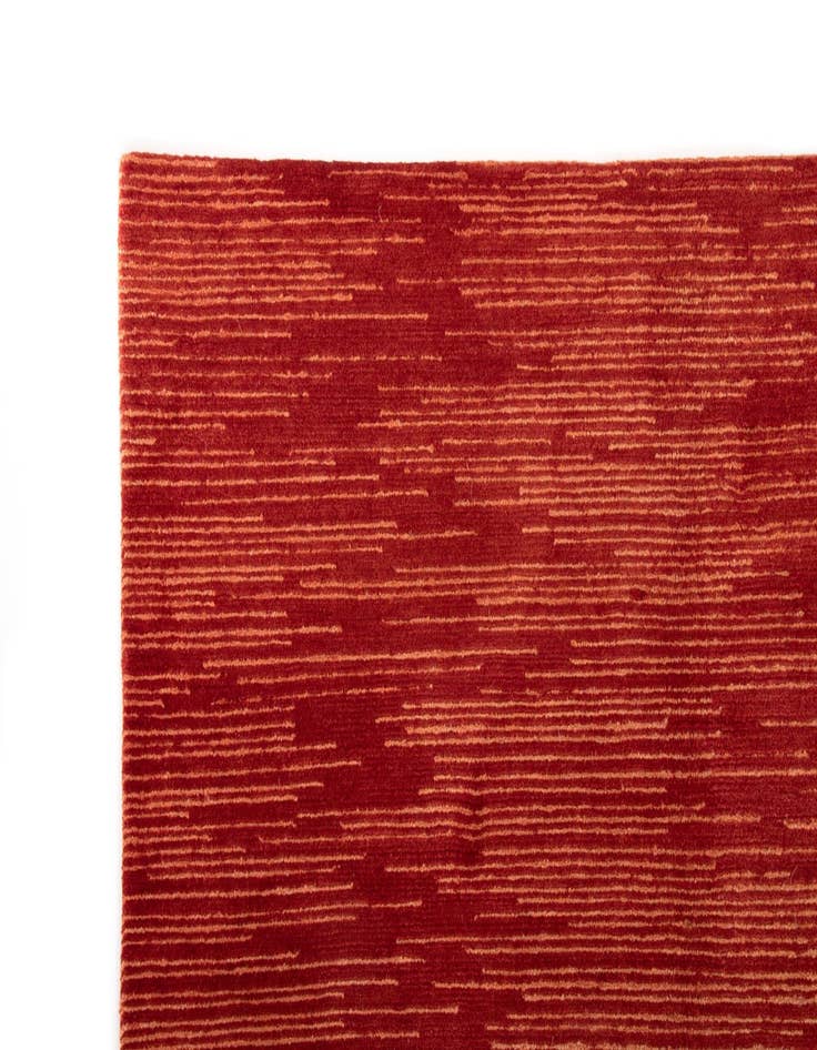 Detail image of 4' 9 x 6' 6  Hand Knotted Simla Mohair Rug