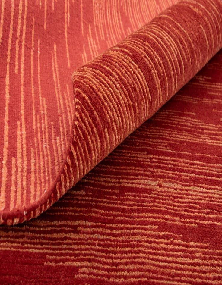 Detail image of 4' 9 x 6' 6  Hand Knotted Simla Mohair Rug